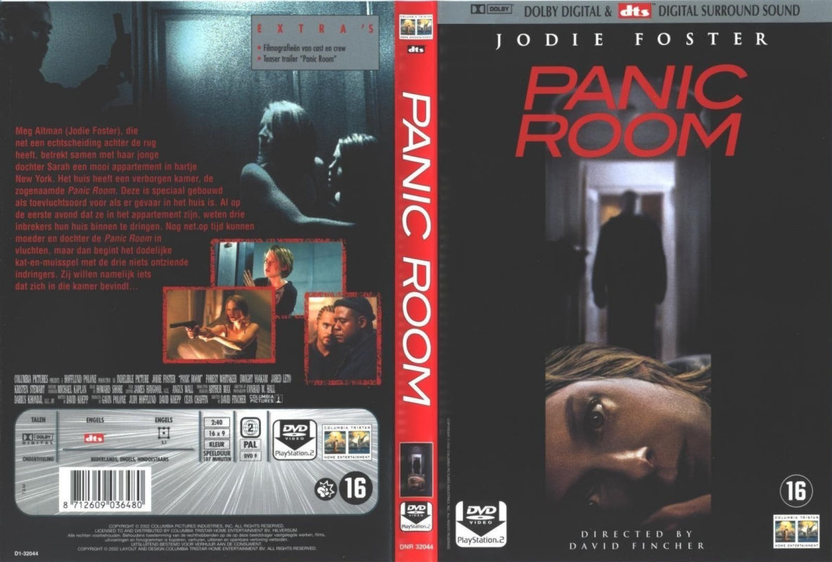 Panic Room Dvd Dutch-front