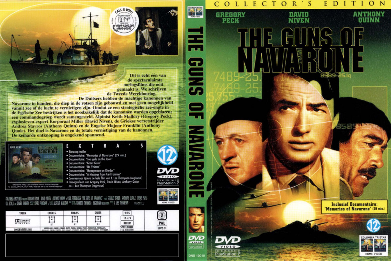 The Guns Of Navarone Dutch-front