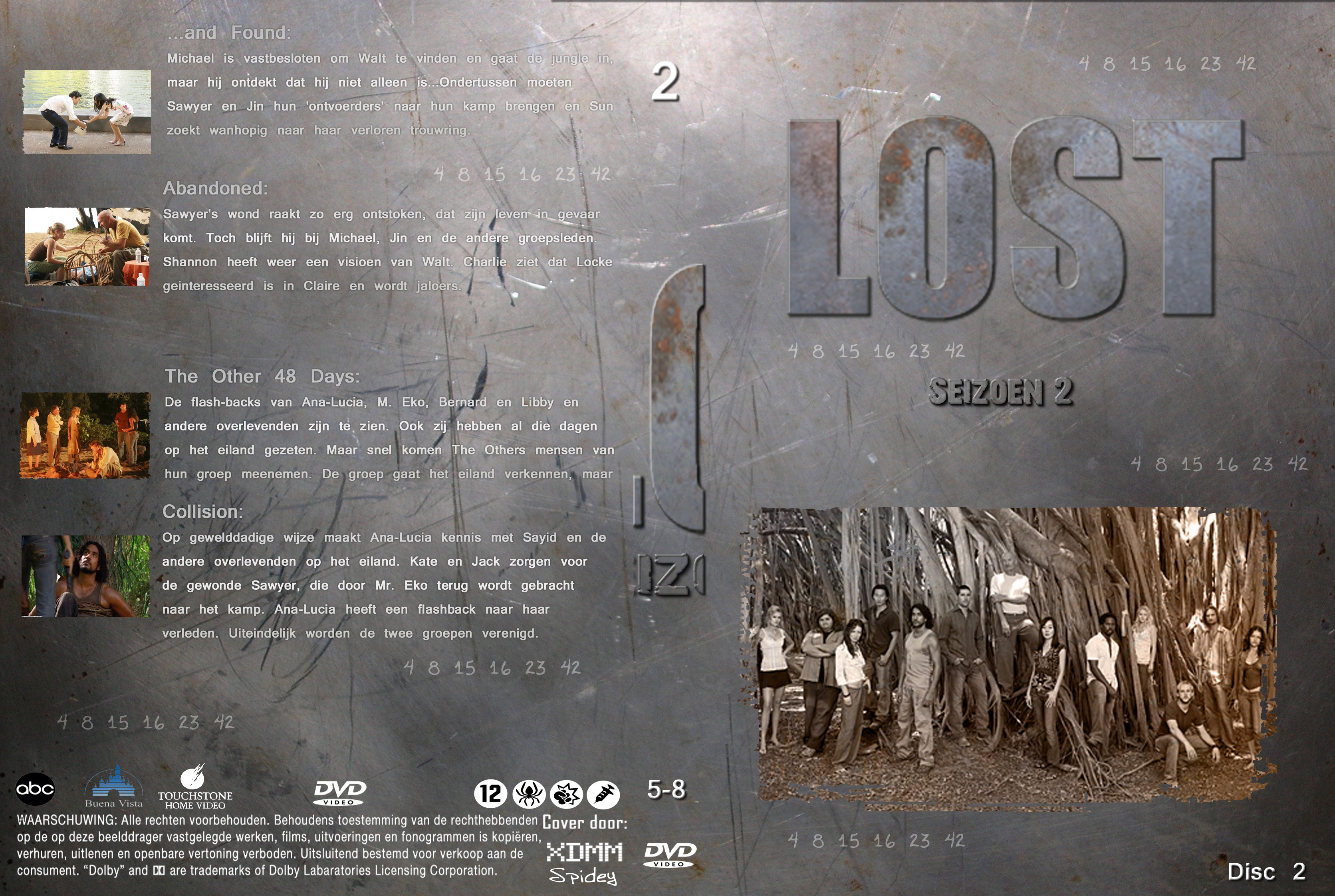 lost seizoen 2 disc 2 front