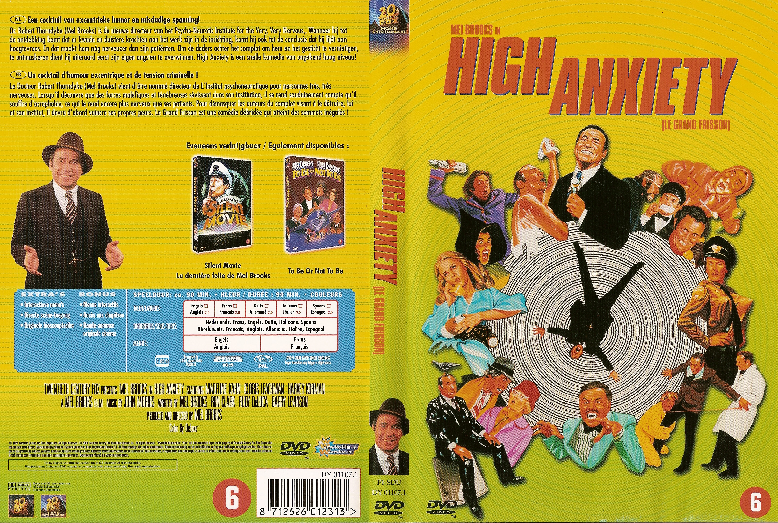 Mel Brooks - High Anxiety - FrontBack