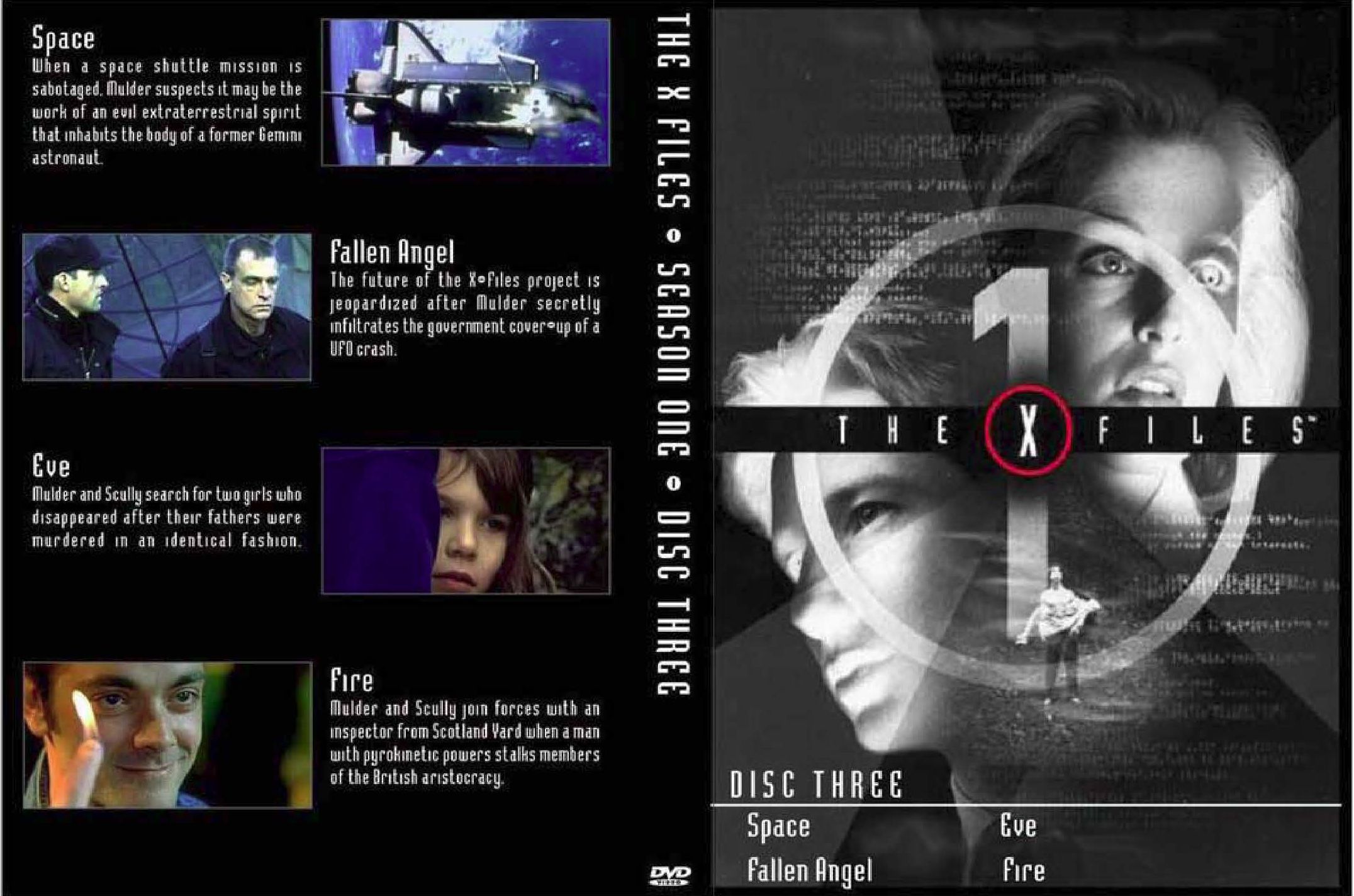 X-Files Seizoen 1 DVD 3