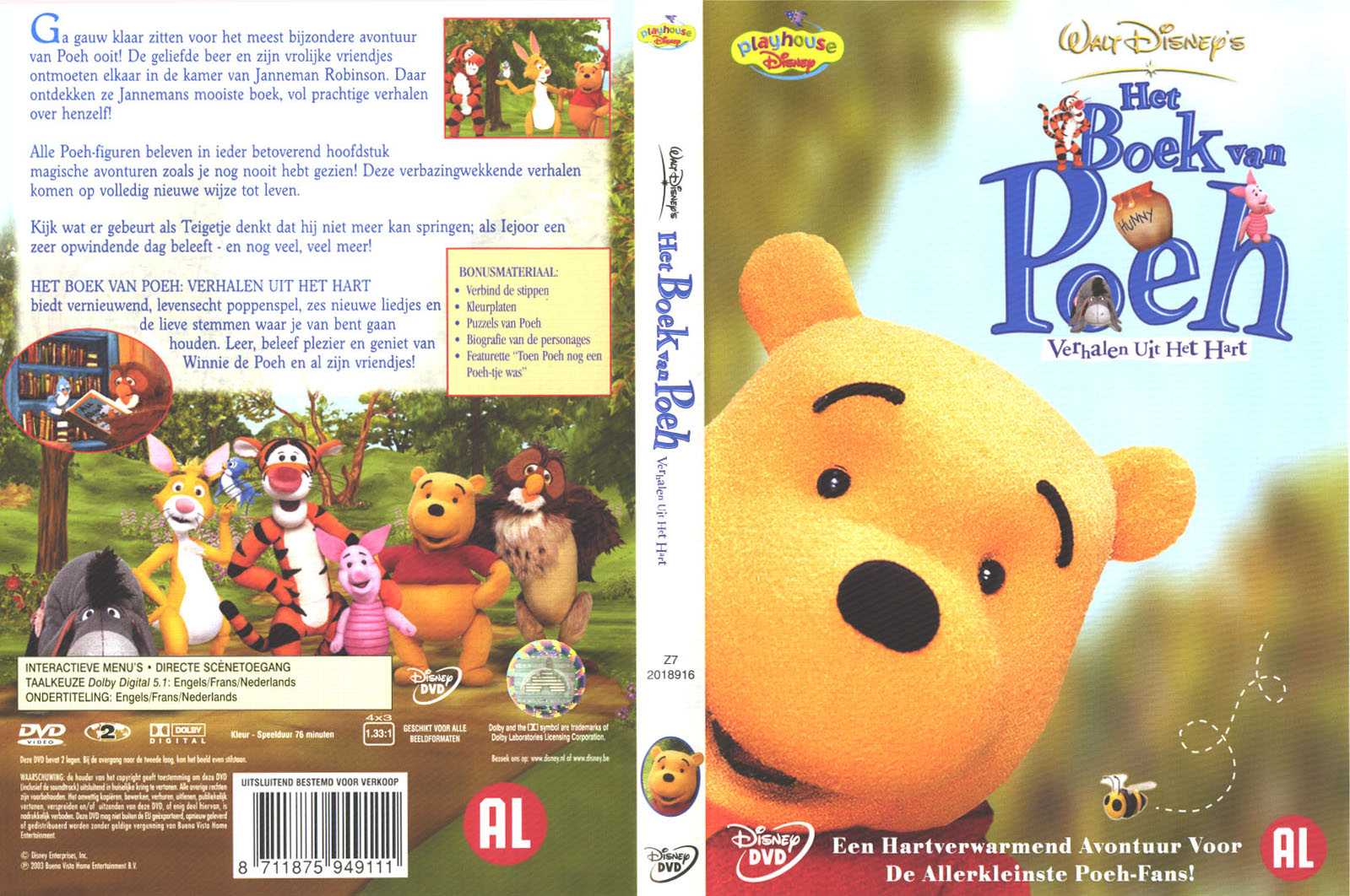 Disney Winnie de Poeh Verhalen Uit Het Hart - Cover