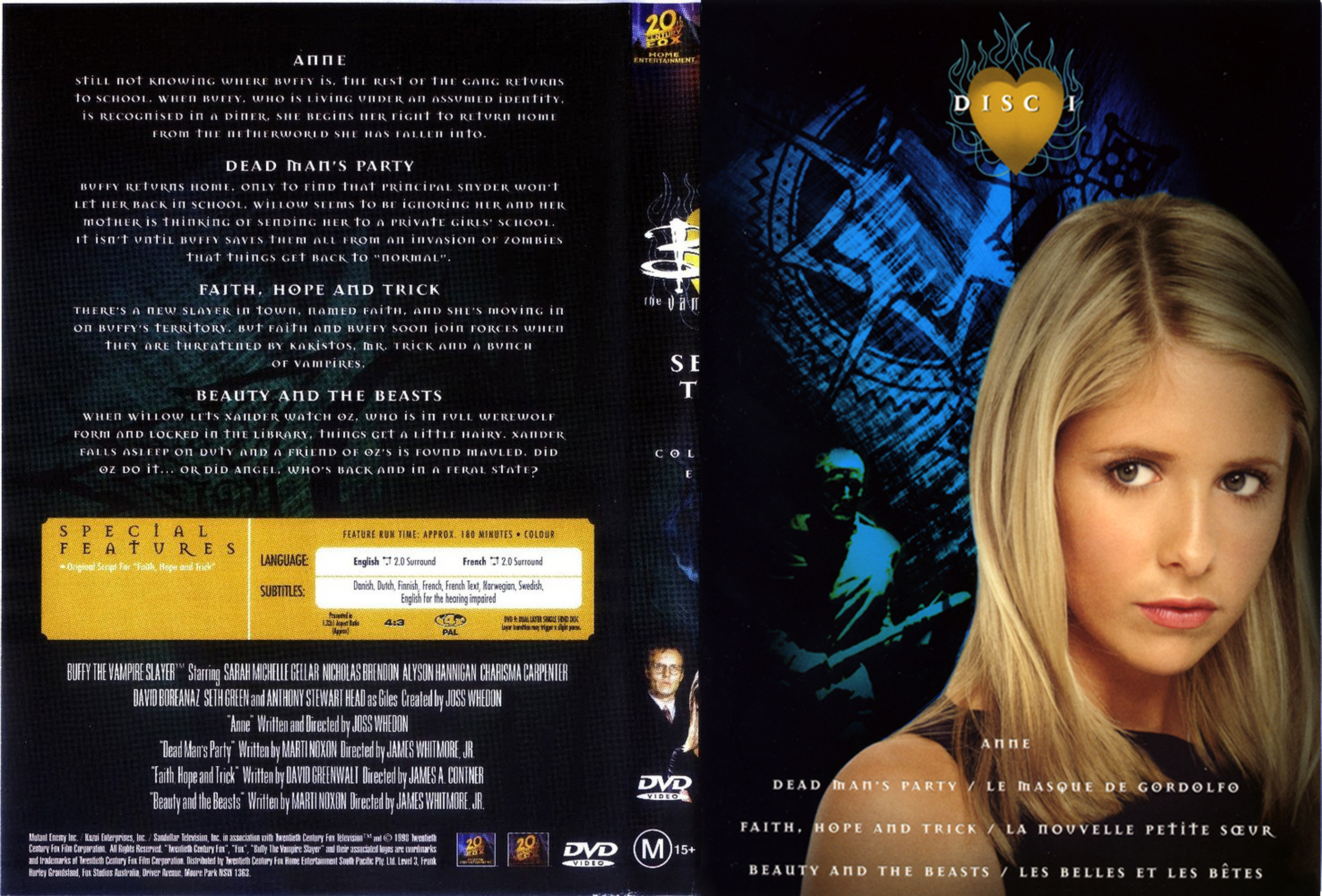 Buffy The Vampire Slayer Season 3 dvd 1