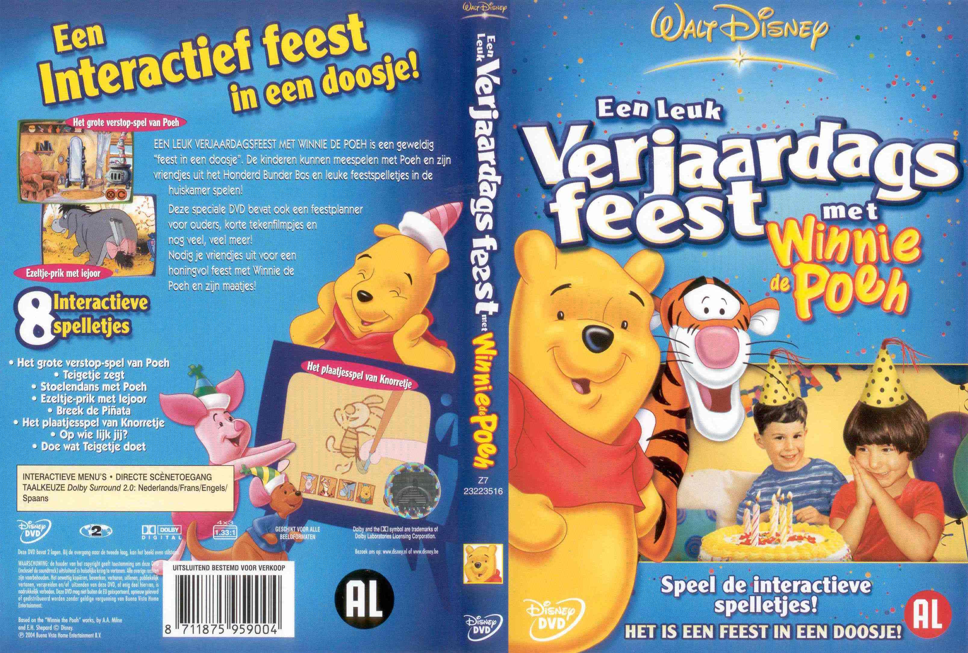 Disney Een leuk Verjaardagsfeest met Winnie de Poeh - Cover