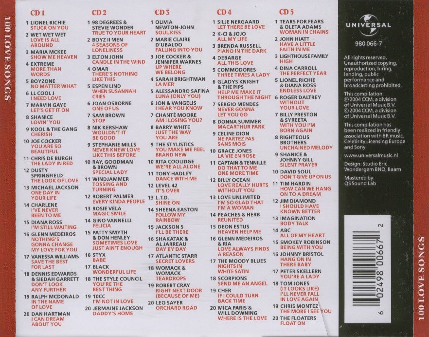 100 Love Songs