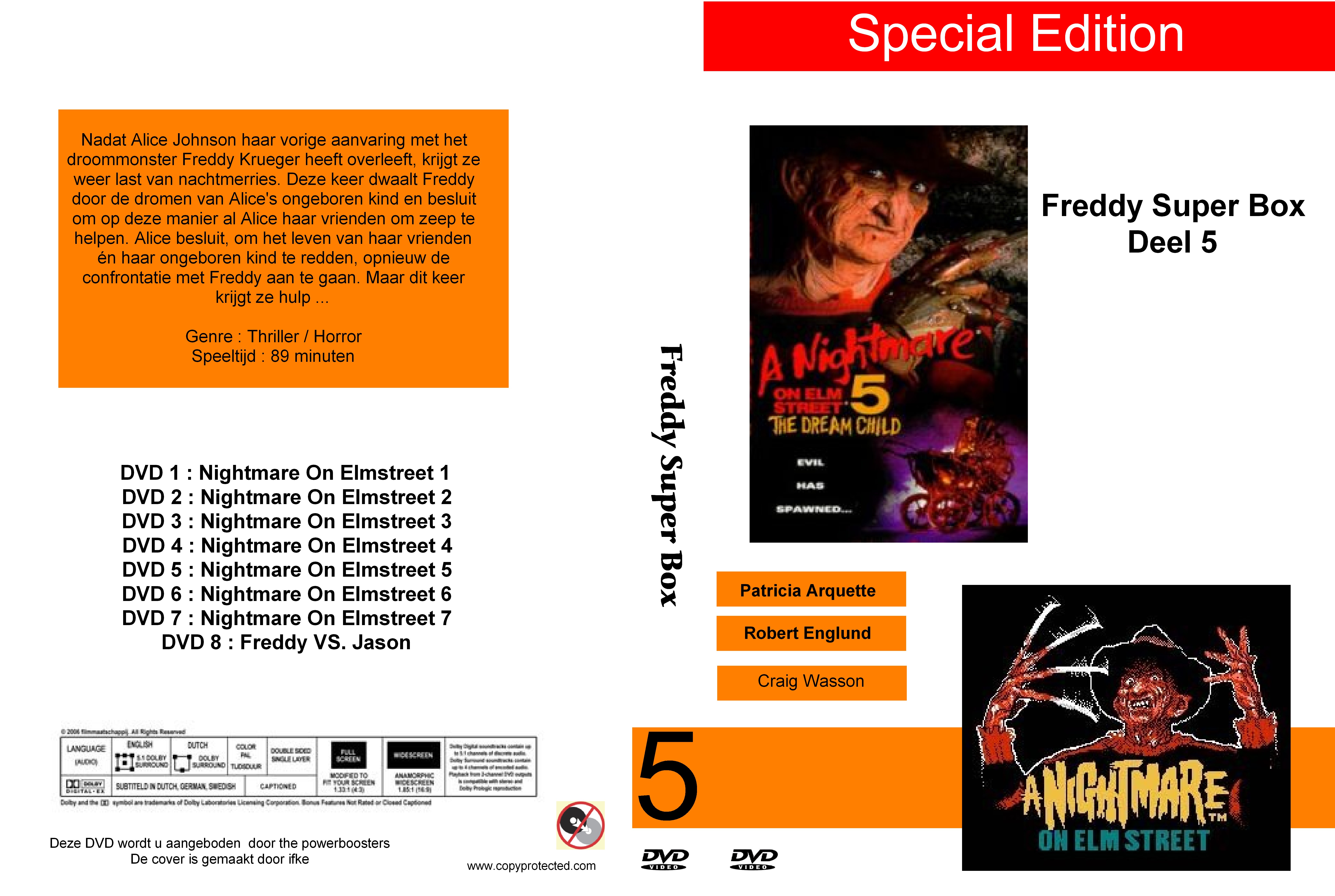 Nightmare On Elmstreet Super Box Deel 5