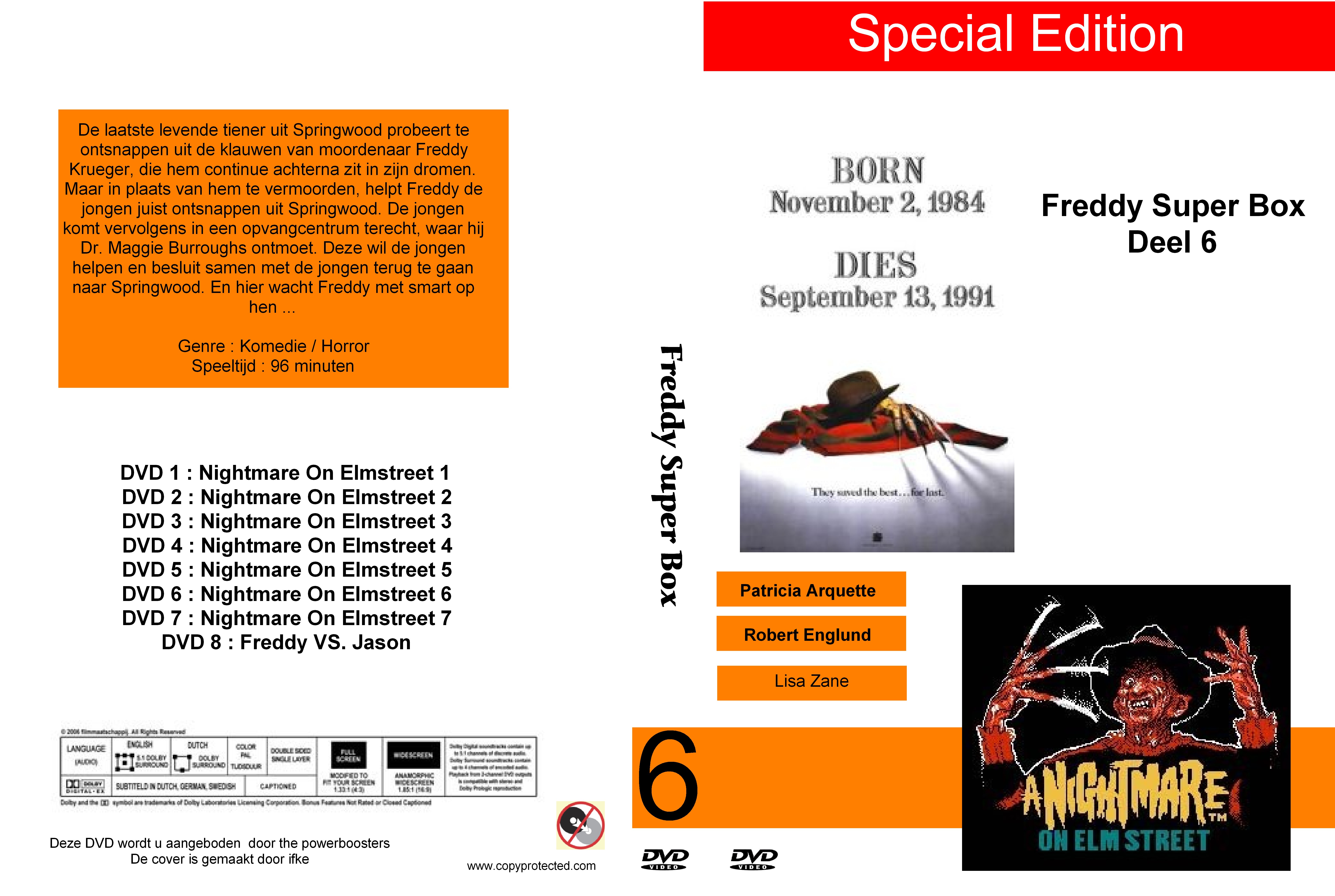 Nightmare On Elmstreet Super Box Deel 6