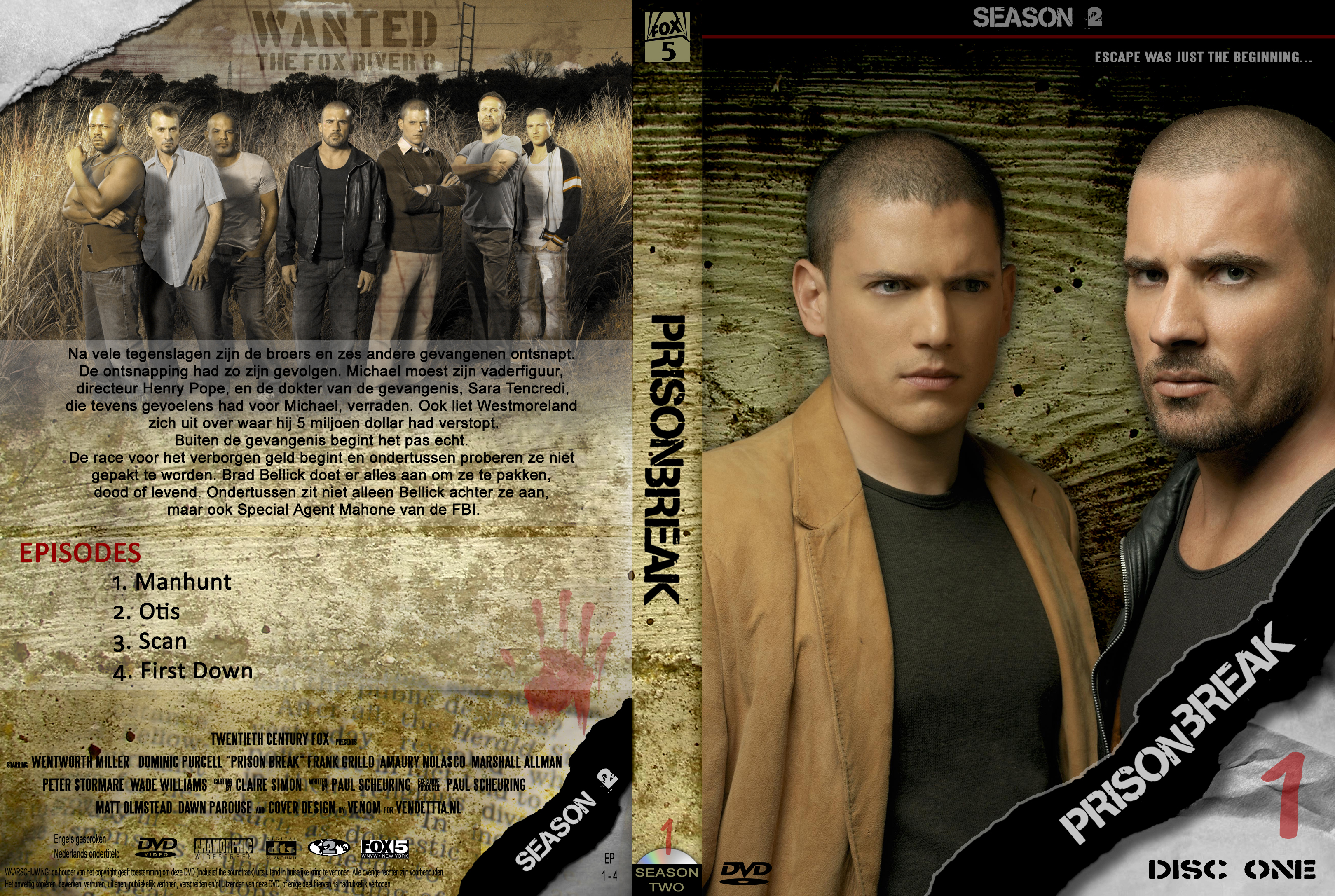 prison break seizoen 2 disc 1
