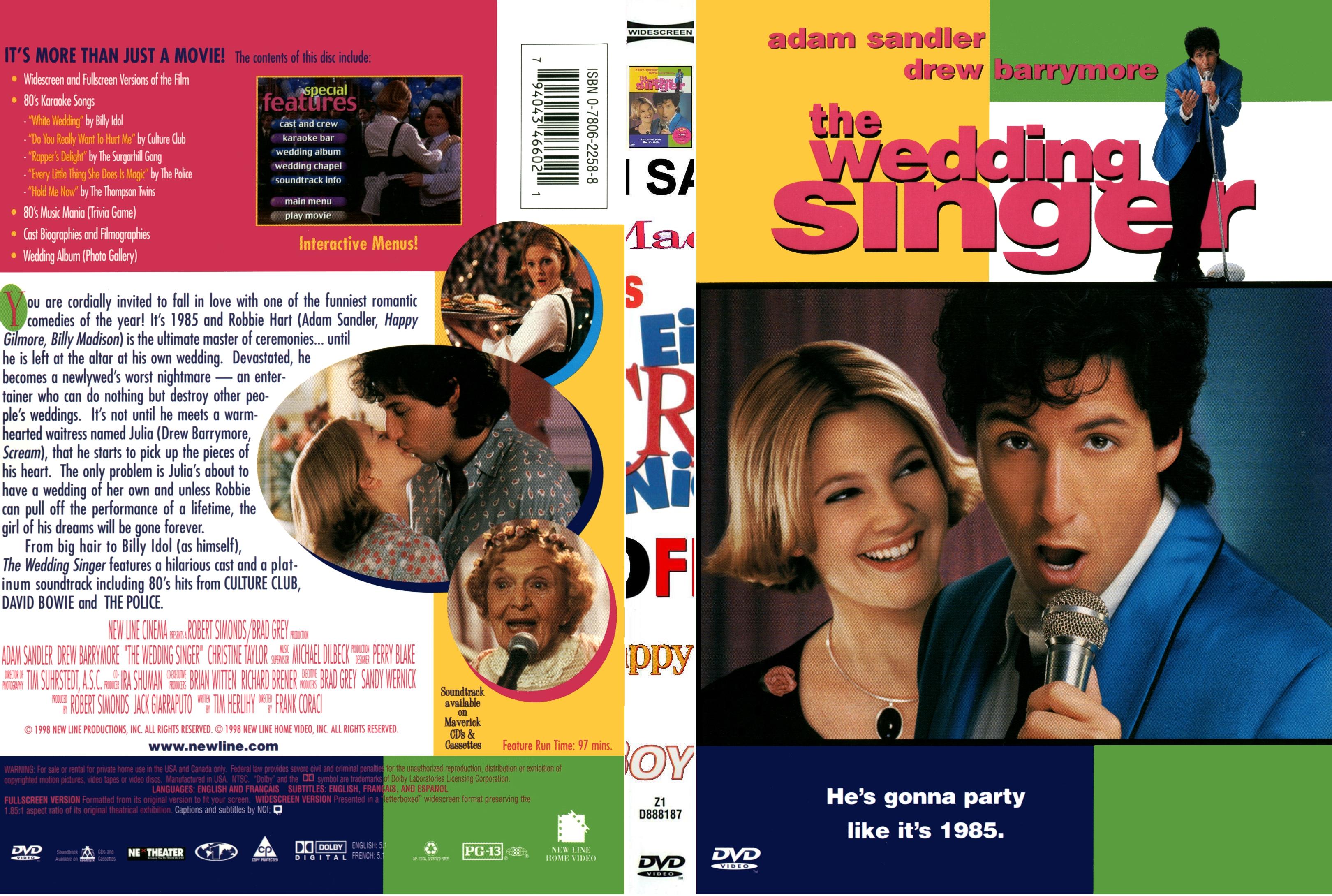 Adam Sandler collection, The Wedding Singer English