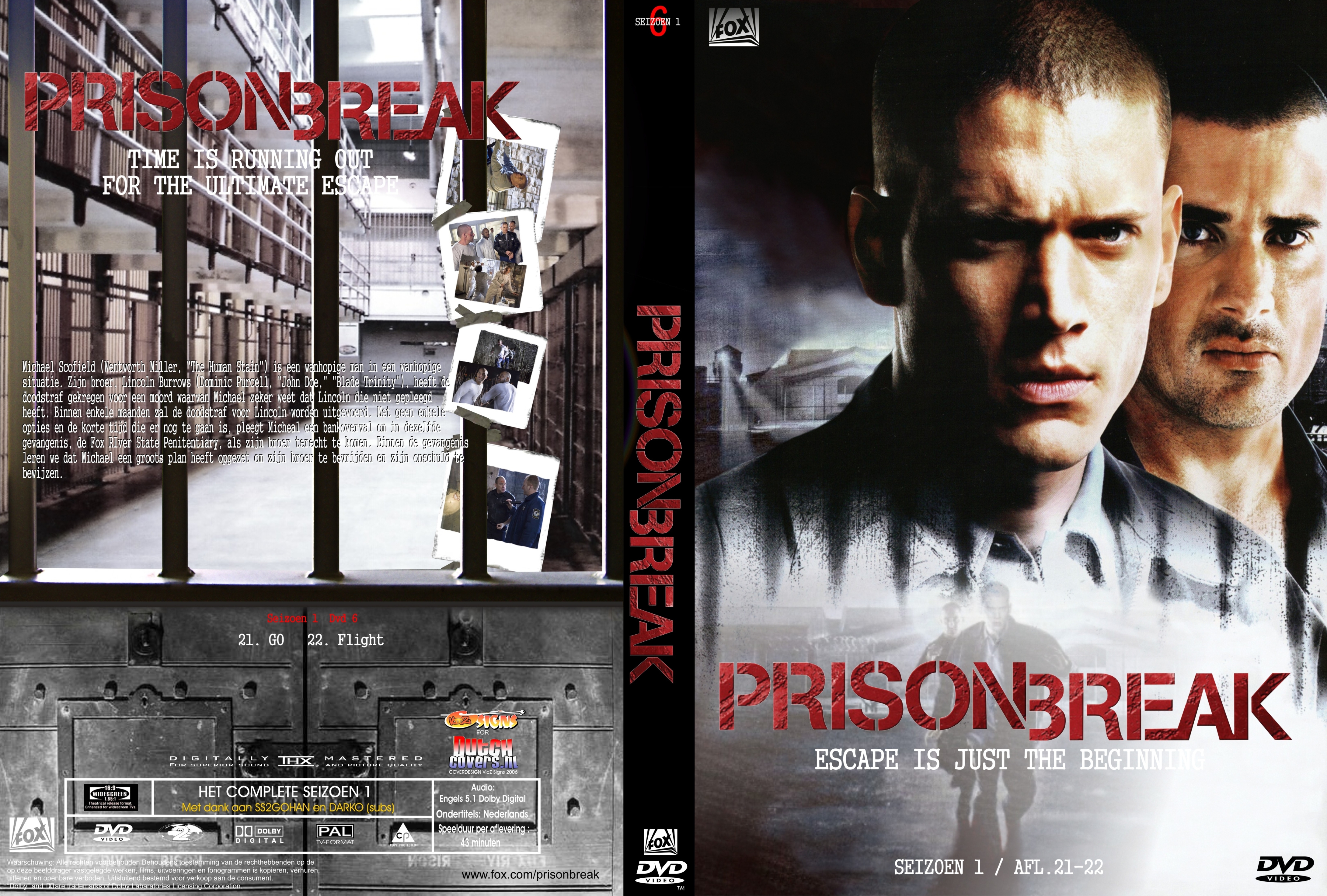 Prison Break Seizoen 1 Retail DVD 6