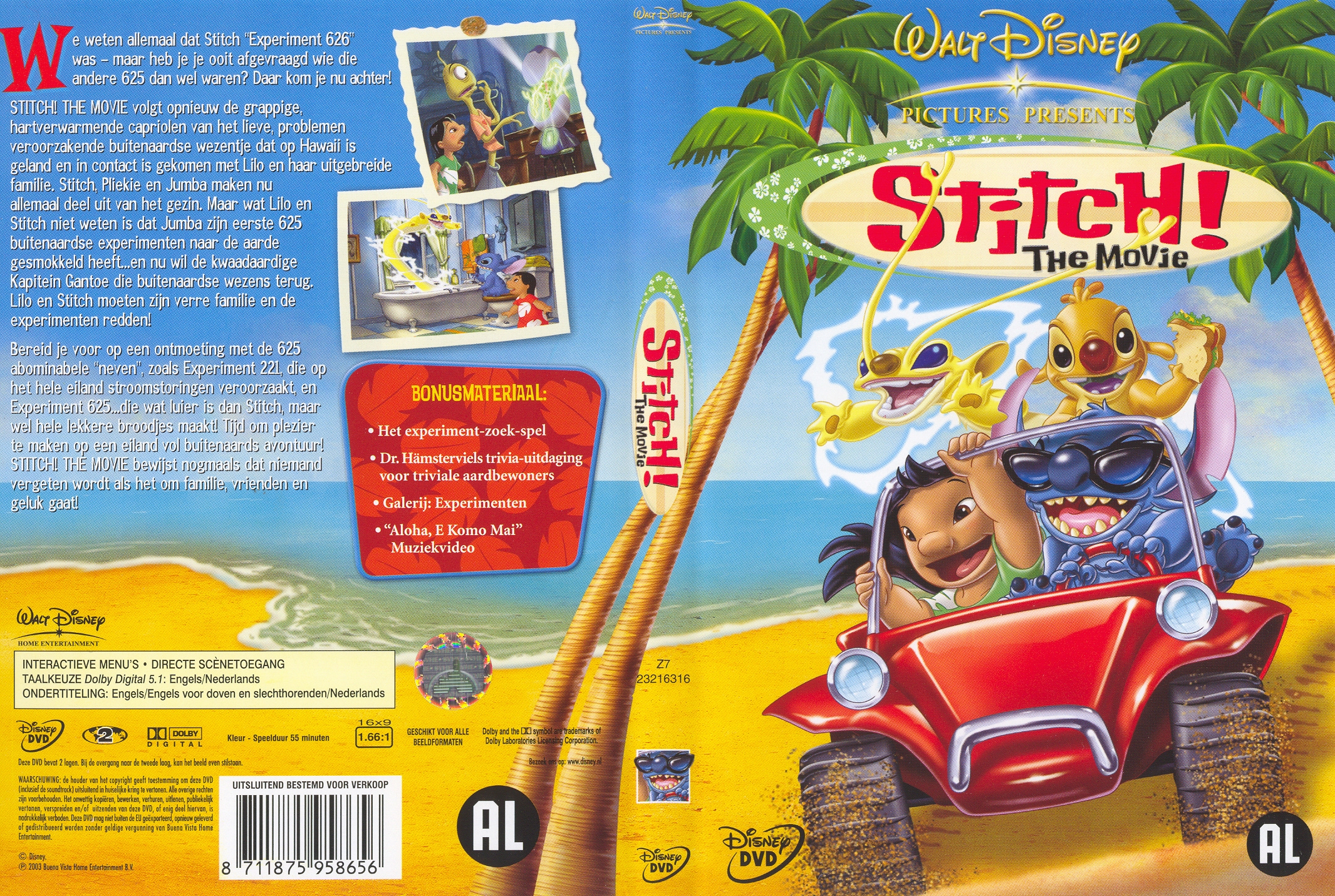 Disney Stitch The Movie - Cover