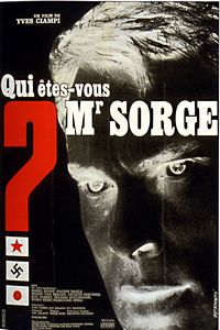 Qui �tes-vous, Monsieur Sorge? (1961)