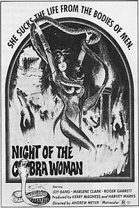 Night of the Cobra Woman (1972)