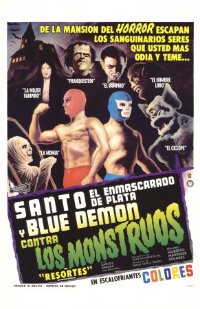 Santo el Enmascarado de Plata y Blue Demon contra l... (1970)